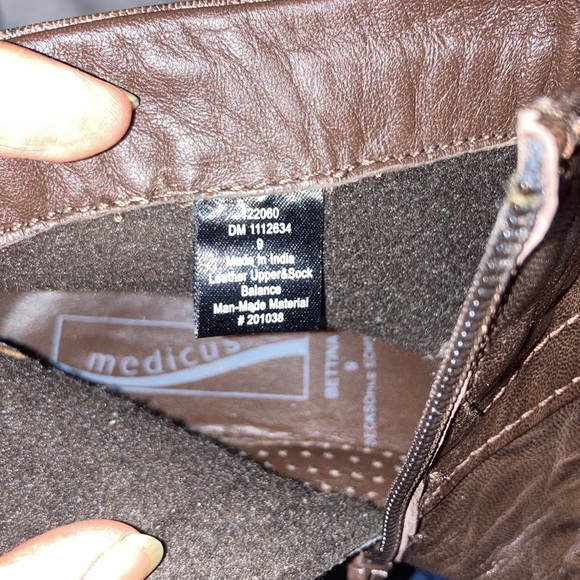 Medicus brown soft leather boots sz 9 - Picture 9 of 9